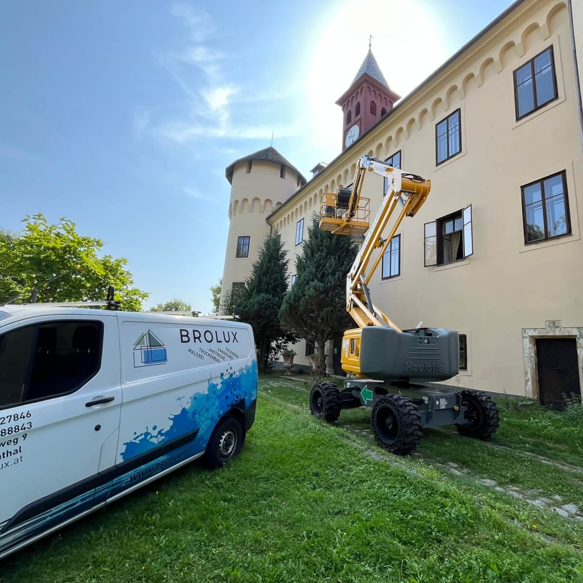 Brolux bei der Arbeit